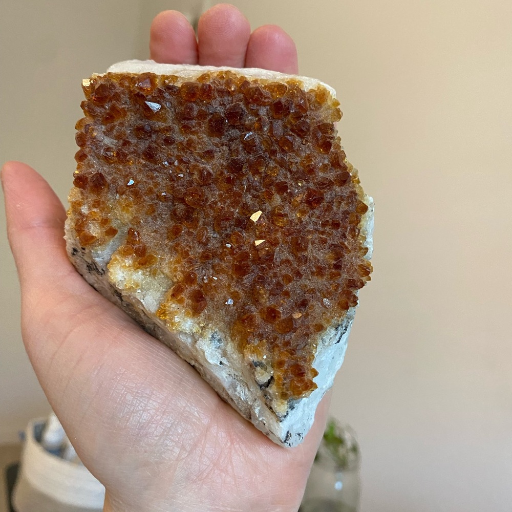 Natural Citrine Crystal Cluster